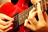 guitar closeup playing