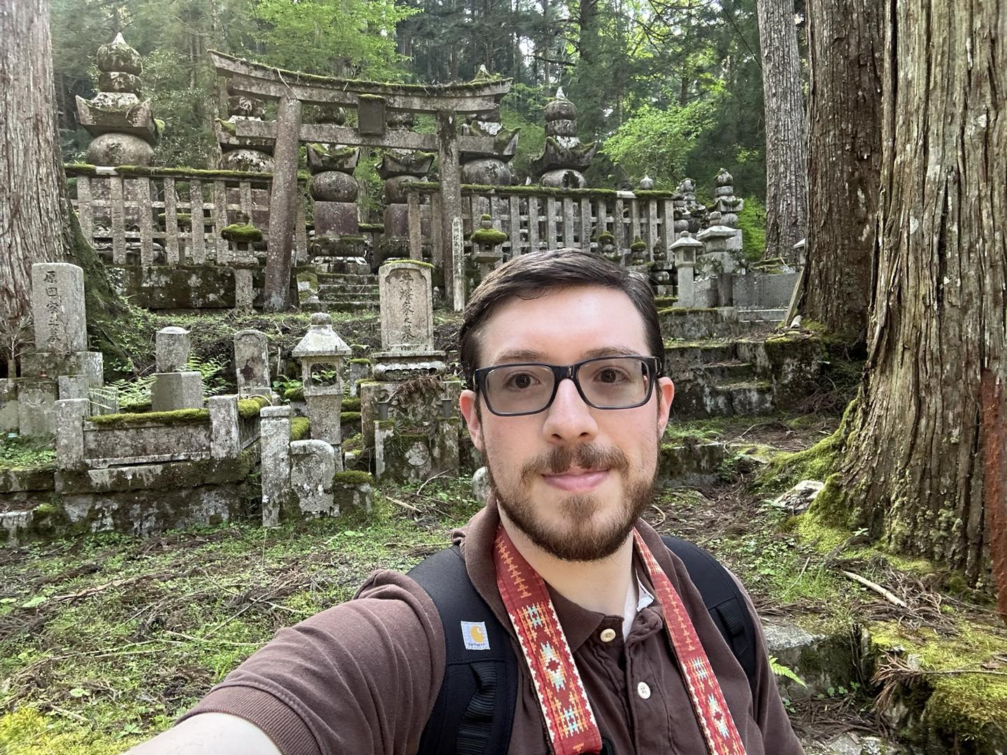 Charlie Siegel at Koyasan, Japan