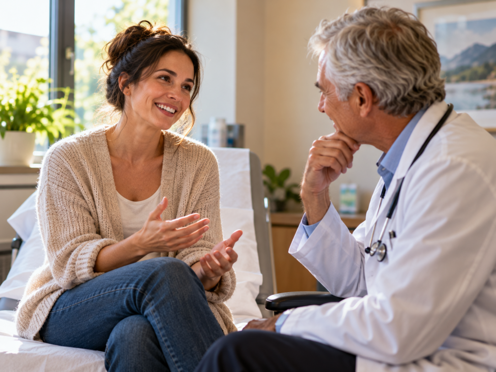 listening to the patient